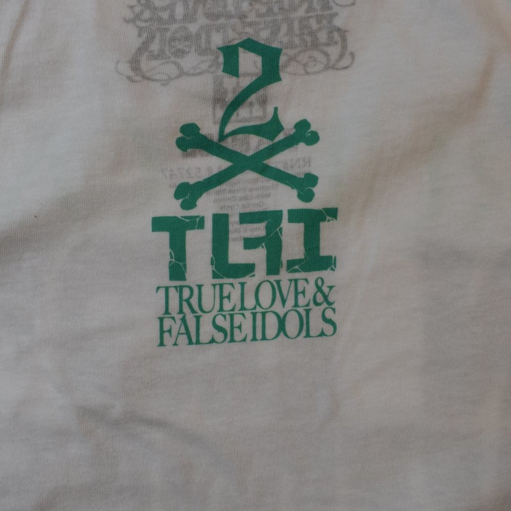 True Love False Idols Mens TLFI In Love With A Lifestyle White Shirt NewXL - Picture 5 of 6